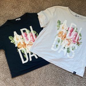 ADIDAS FLORAL CROP TEE
